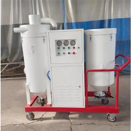 Portable Abrasive Media Recycling Unit with Dust-Free Filtration Mobile Vacuum Sand Suction Machine